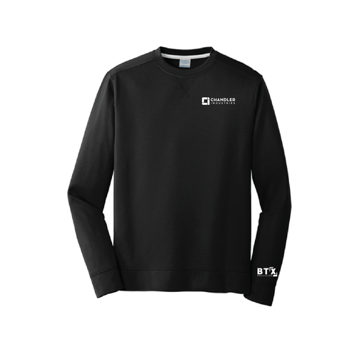 Chandler - Port & Company Performance Fleece Crewneck Sweatshirt. PC590 image thumbnail
