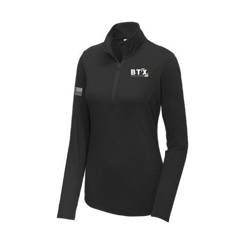 BTX - Sport-Tek Women's PosiCharge Tri-Blend Wicking 1/4-Zip Pullover. LST407 image thumbnail