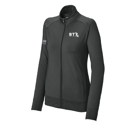 BTX - Sport-Tek Ladies Sport-Wick Stretch Full-Zip Cadet Jacket LST857 image thumbnail