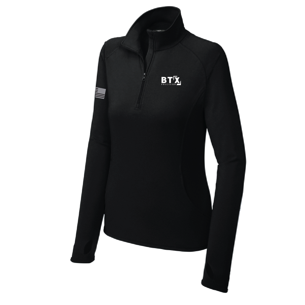 BTX-Sport-Tek® Ladies Sport-Wick® Stretch 1/2-Zip Pullover. LST850 primary image