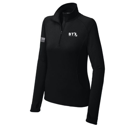BTX-Sport-Tek® Ladies Sport-Wick® Stretch 1/2-Zip Pullover. LST850 image thumbnail