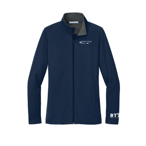 HTS - Port Authority® Ladies Vertical Texture Full-Zip Jacket image thumbnail