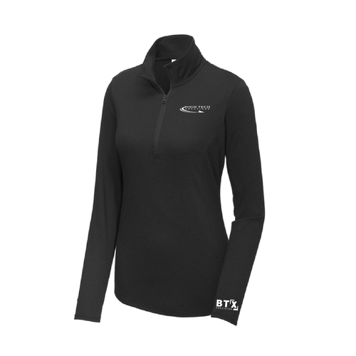 HTS - Sport-Tek Women's PosiCharge Tri-Blend Wicking 1/4-Zip Pullover. LST407 image thumbnail