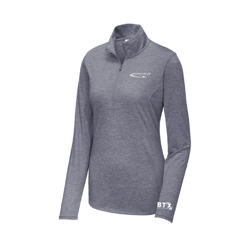 HTS - Sport-Tek Women's PosiCharge Tri-Blend Wicking 1/4-Zip Pullover. LST407 image thumbnail