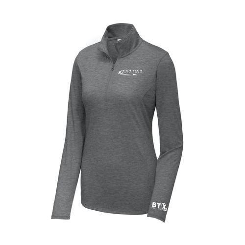 HTS - Sport-Tek Women's PosiCharge Tri-Blend Wicking 1/4-Zip Pullover. LST407 image thumbnail