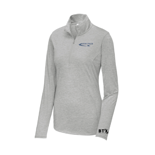 HTS - Sport-Tek Women's PosiCharge Tri-Blend Wicking 1/4-Zip Pullover. LST407 image thumbnail