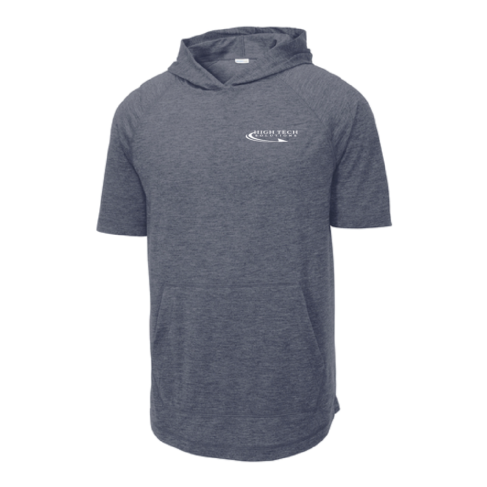 HTS - Sport-Tek PosiCharge Tri-Blend Wicking Short Sleeve Hoodie. ST404 primary image