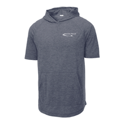Image of HTS - Sport-Tek PosiCharge Tri-Blend Wicking Short Sleeve Hoodie. ST404