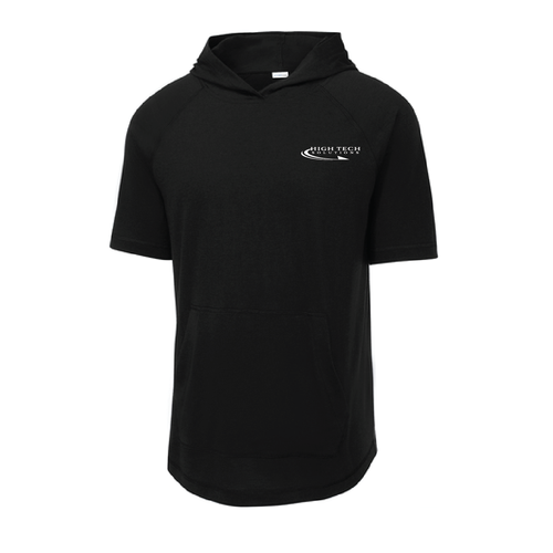 HTS - Sport-Tek PosiCharge Tri-Blend Wicking Short Sleeve Hoodie. ST404 image thumbnail