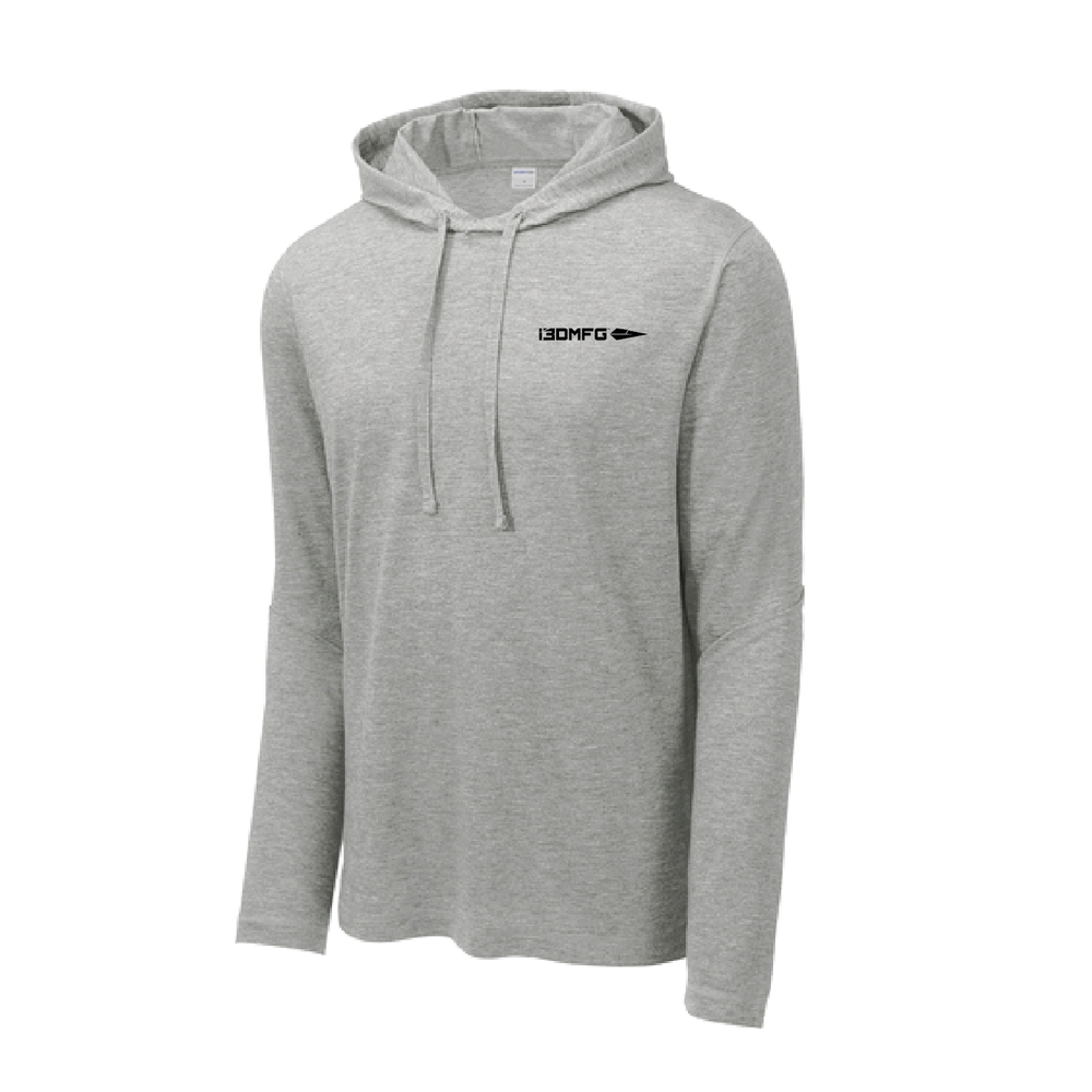 i3D - Sport-Tek PosiCharge Tri-Blend Wicking Long Sleeve Hoodie ST406 primary image