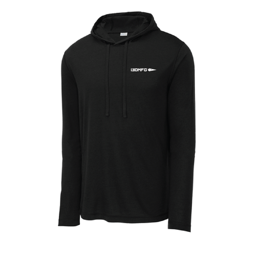 i3D - Sport-Tek PosiCharge Tri-Blend Wicking Long Sleeve Hoodie ST406 image thumbnail