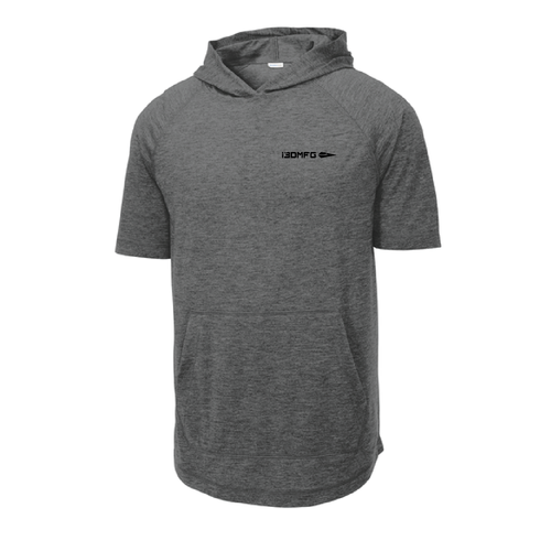 i3D - Sport-Tek PosiCharge Tri-Blend Wicking Short Sleeve Hoodie. ST404 image thumbnail