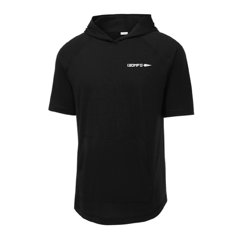 i3D - Sport-Tek PosiCharge Tri-Blend Wicking Short Sleeve Hoodie. ST404 image thumbnail