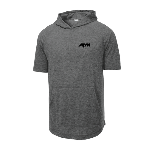 APM - Sport-Tek PosiCharge Tri-Blend Wicking Short Sleeve Hoodie. ST404 image thumbnail