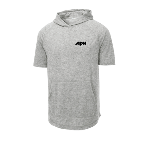 APM - Sport-Tek PosiCharge Tri-Blend Wicking Short Sleeve Hoodie. ST404 image thumbnail