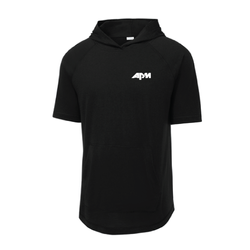 Image of APM - Sport-Tek PosiCharge Tri-Blend Wicking Short Sleeve Hoodie. ST404