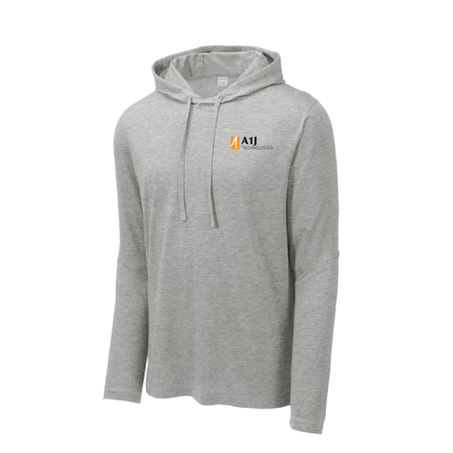 A1J - Sport-Tek PosiCharge Tri-Blend Wicking Long Sleeve Hoodie ST406 image thumbnail