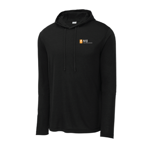 A1J - Sport-Tek PosiCharge Tri-Blend Wicking Long Sleeve Hoodie ST406 image thumbnail