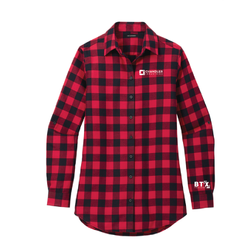Image of Chandler - Port Authority Women's Plaid Flannel Tunic . LW668