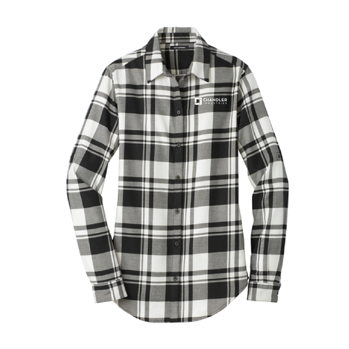 Chandler - Port Authority Women's Plaid Flannel Tunic . LW668 image thumbnail