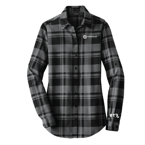 Chandler - Port Authority Women's Plaid Flannel Tunic . LW668 image thumbnail