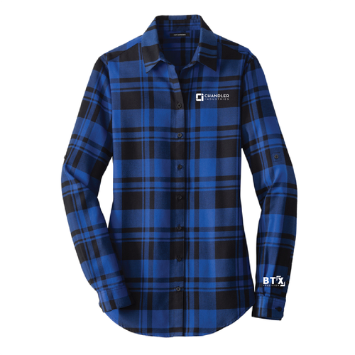 Chandler - Port Authority Women's Plaid Flannel Tunic . LW668 image thumbnail
