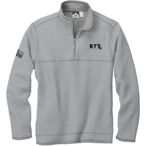 BTX-Storm Creek Men's Maverick Waffle Knit Quarter Zip 2920 image thumbnail