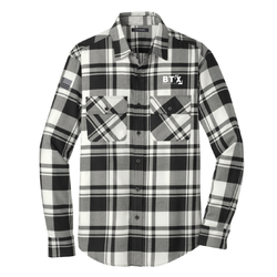 Image of BTX-Port Authority Plaid Flannel Shirt. W668  