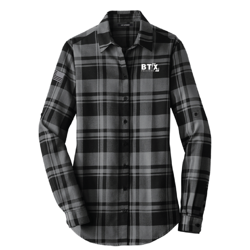BTX- Port Authority Women's Plaid Flannel Tunic . LW668  image thumbnail