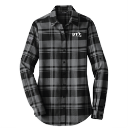 Image of BTX- Port Authority Women's Plaid Flannel Tunic . LW668 