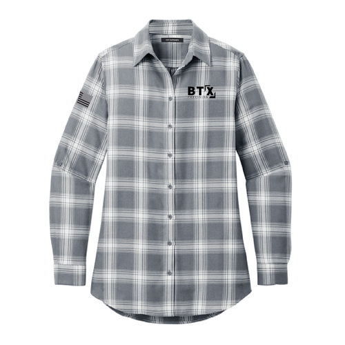 BTX- Port Authority Women's Plaid Flannel Tunic . LW668  image thumbnail