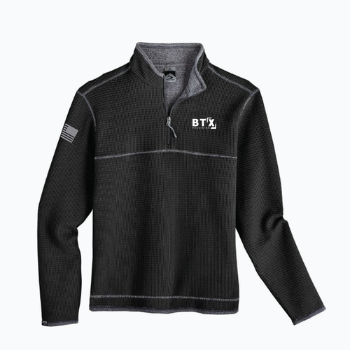 BTX-Storm Creek Men's Maverick Waffle Knit Quarter Zip 2920 image thumbnail