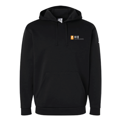 A1J-Men's Fleece Hooded Sweatshirt - AT203 image thumbnail