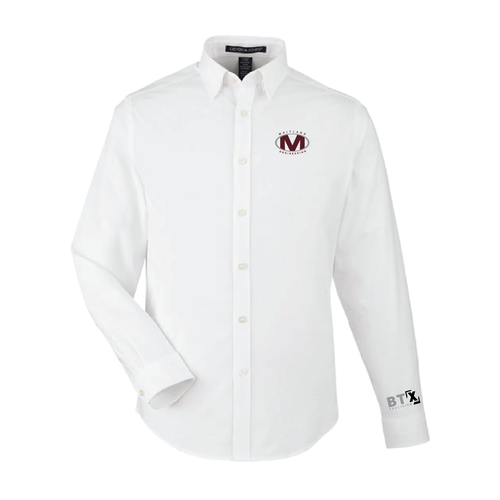 ME CrownLux Performance® Spencer Poplin Dress Shirt - DG505 image thumbnail