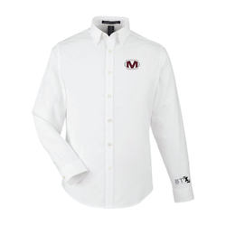Image of ME CrownLux Performance® Spencer Poplin Dress Shirt - DG505