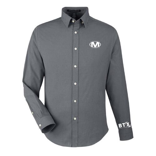 ME CrownLux Performance® Spencer Poplin Dress Shirt - DG505 image thumbnail