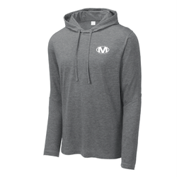Image of ME Sport-Tek PosiCharge Tri-Blend Wicking Long Sleeve Hoodie ST406 
