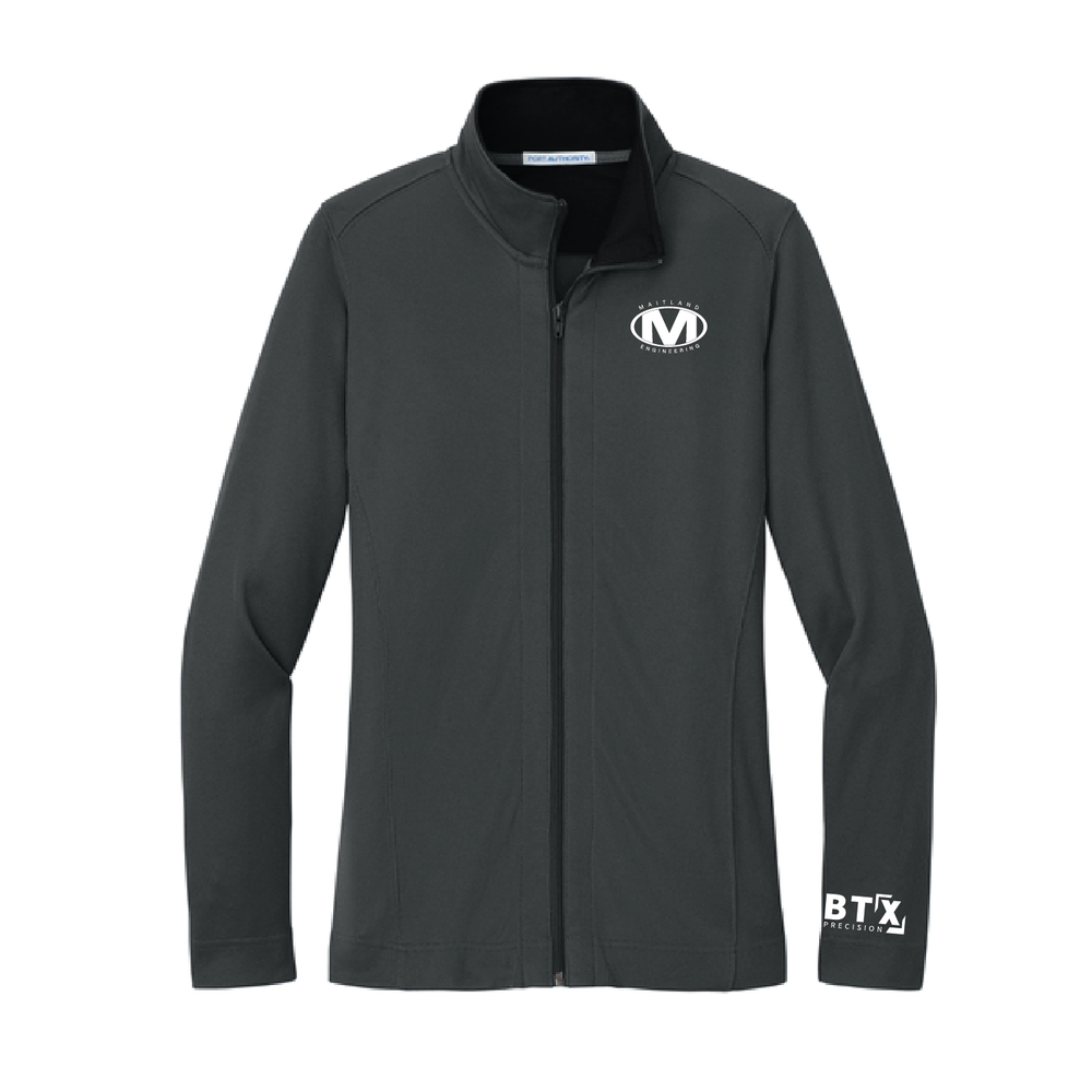ME Port Authority® Ladies Vertical Texture Full-Zip Jacket L805 primary image