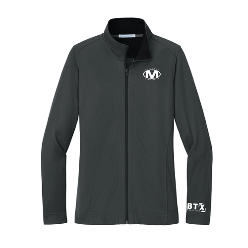 ME Port Authority® Ladies Vertical Texture Full-Zip Jacket L805 image thumbnail
