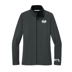 Image of ME Port Authority® Ladies Vertical Texture Full-Zip Jacket L805
