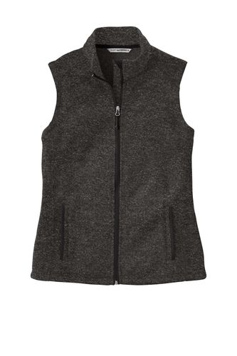 Port Authority Ladies Sweater Fleece Vest L236 image thumbnail