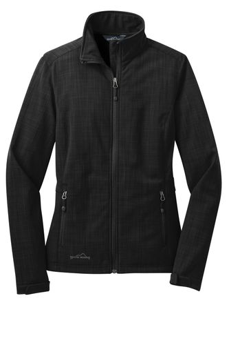 Eddie Bauer Ladies Shaded Crosshatch Soft Shell Jacket. EB533 image thumbnail