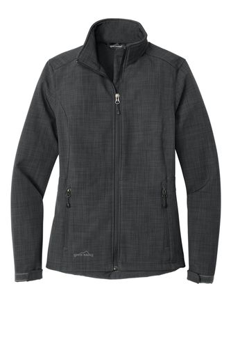 Eddie Bauer Ladies Shaded Crosshatch Soft Shell Jacket. EB533 image thumbnail