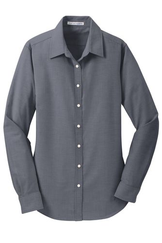 Port Authority Ladies SuperPro Oxford Shirt. L658 image thumbnail