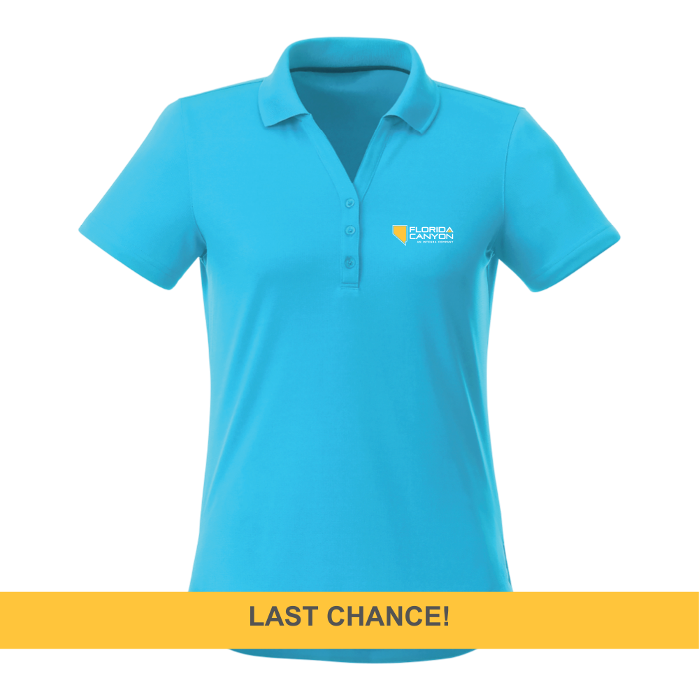 Women's Otis SS Polo - Aspen Blue (Last Chance!) primary image