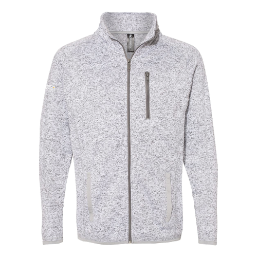Men's Burnside Sweater Knit Jacket - Heather Grey image thumbnail