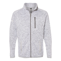 Image of Men's Burnside Sweater Knit Jacket - Heather Grey