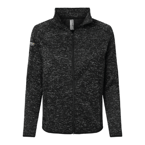 Women's Burnside Sweater Knit Jacket - Heather Black image thumbnail