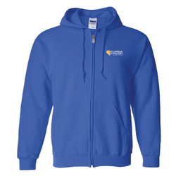 Image of Gildan Full-Zip Heavy Blend Hoodie - Royal