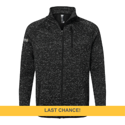 Image of Men's Burnside Sweater Knit Jacket - Heather Black (Last Chance!)